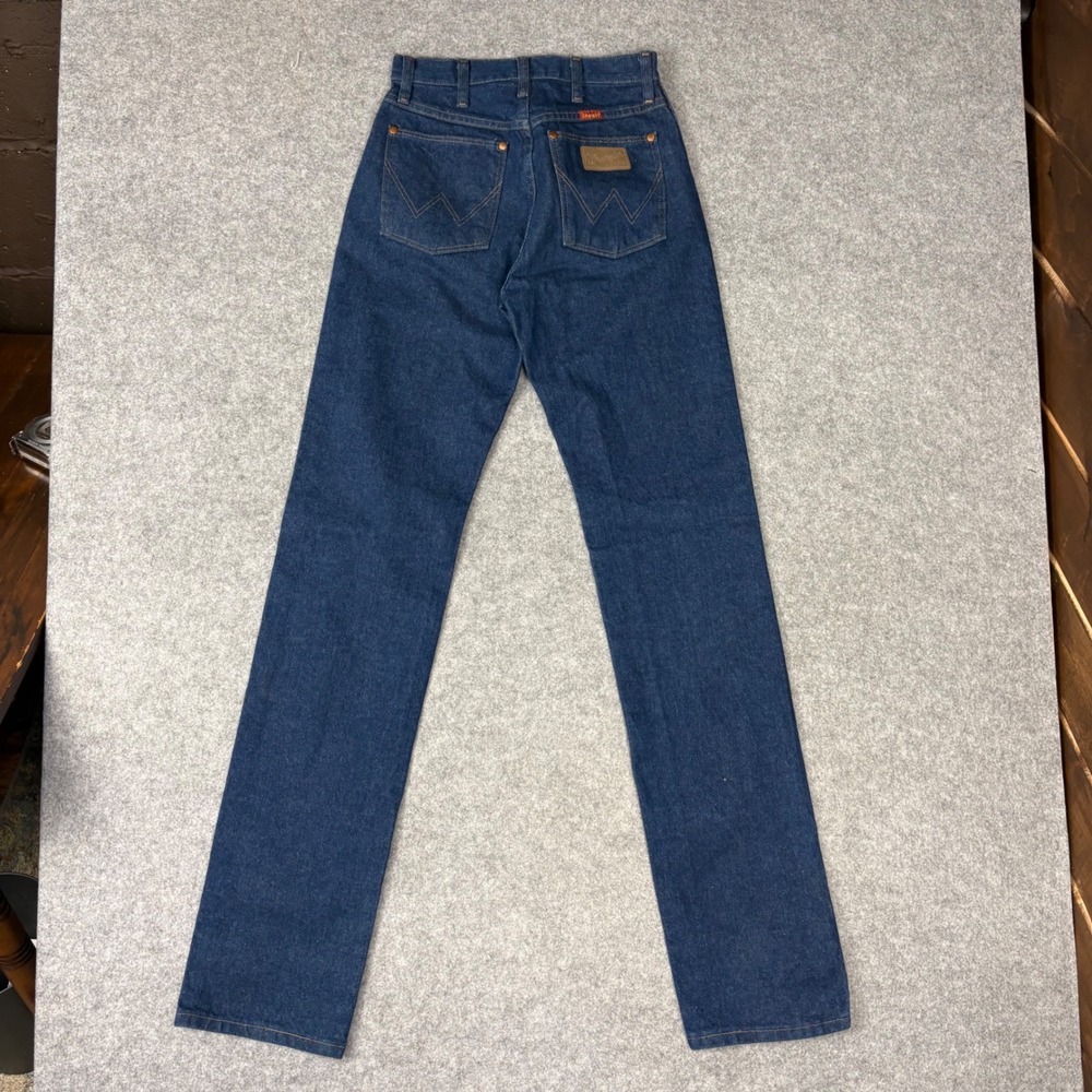 Wrangler Womens Cowboy Cut High Waisted Straight Leg Jeans Dark Wash 14MWZG 5x36